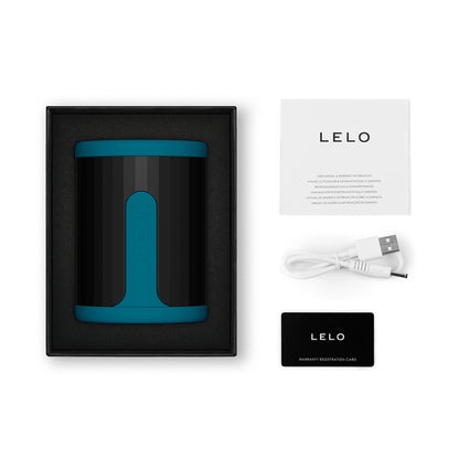 Lelo - Pelatih Stamina dan Pengocok Lelaki Terkawal Aplikasi F2S Teal
