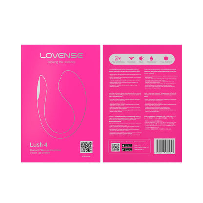 Lovense - Lush 4 Penggetar Telur Titik G Terkawal Aplikasi
