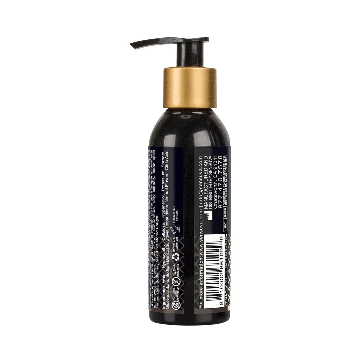 Sensuva - Natural Water Based Personal Lubricant Exotic Coconut 125 ml