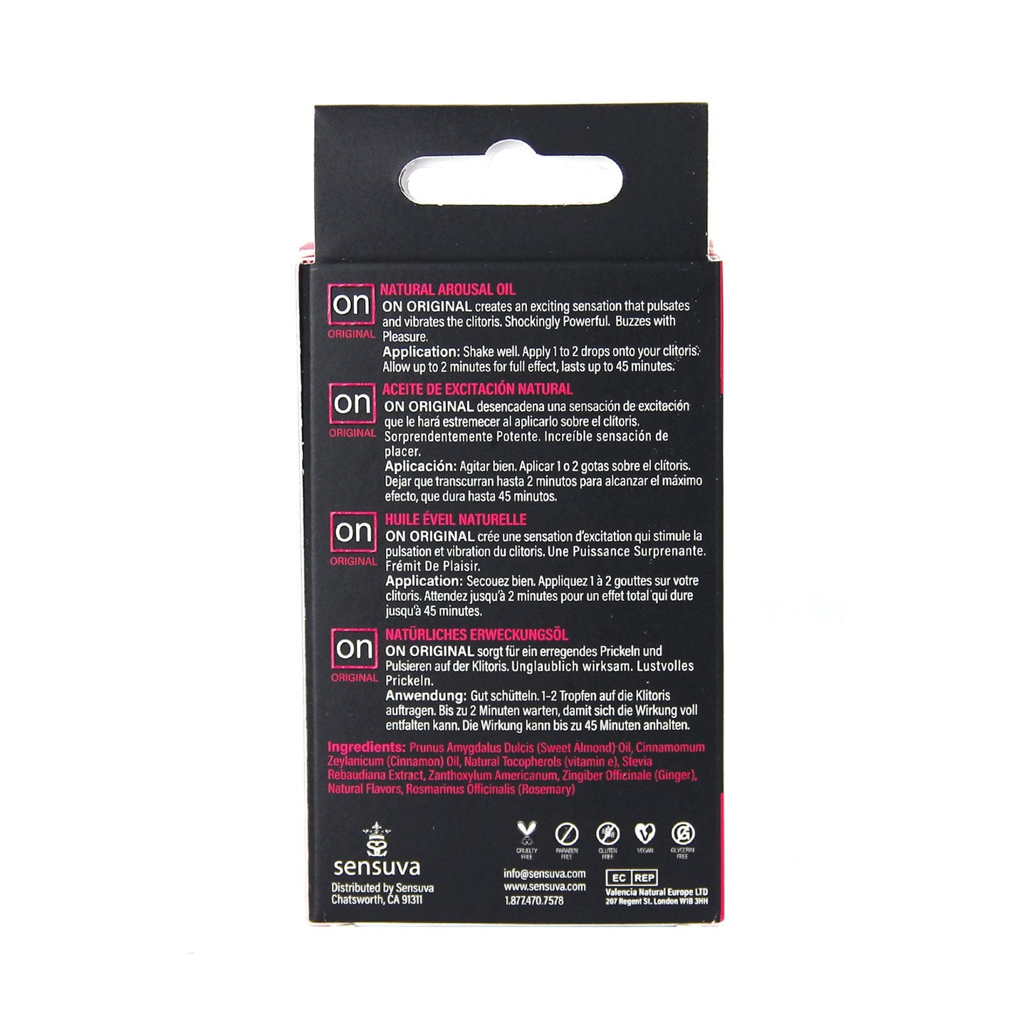 Sensuva - ON Original Arousal Oil Medium Box 5 ml