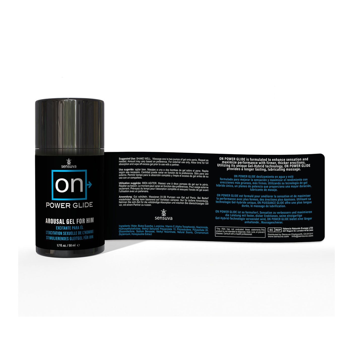 Sensuva - ON Power Glide Arousal Gel for Men 50 ml