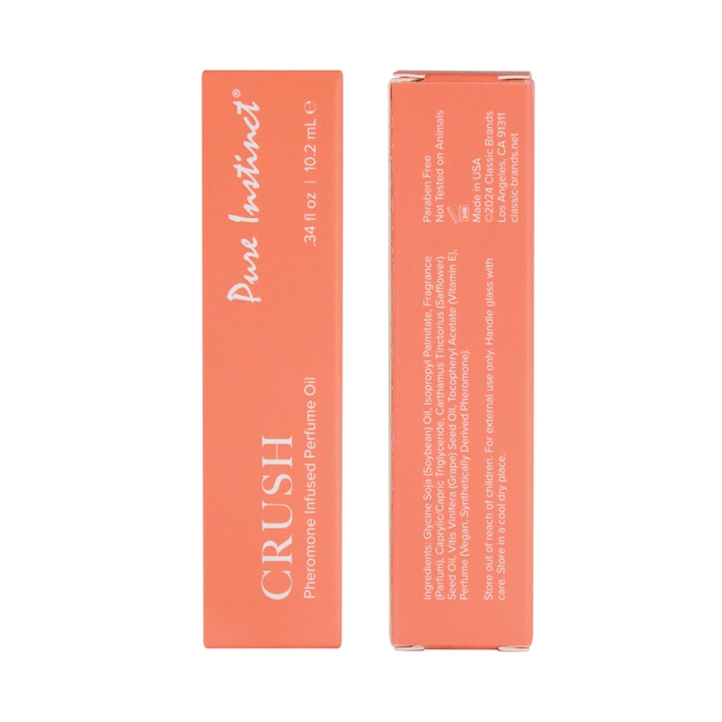 Pure Instinct - Pheromone Infused Perfume Oil Roll On Crush 10.2 ml