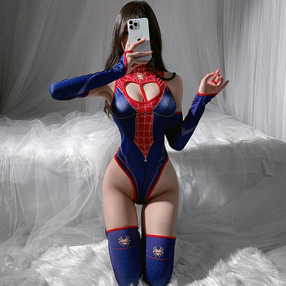 Ping Xian - Sut Badan Spiderwoman Menggoda Tanpa Kelangkang Satu Saiz