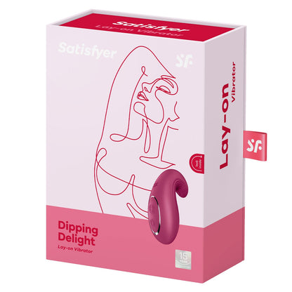 Satisfyer - Perangsang Kelentit Bergetar Dipping Delight Berry