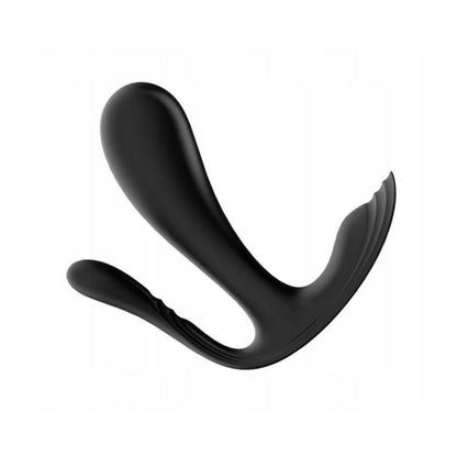 Satisfyer - Top Secret + Bergetar Boleh Dipakai Kawalan Aplikasi Hitam