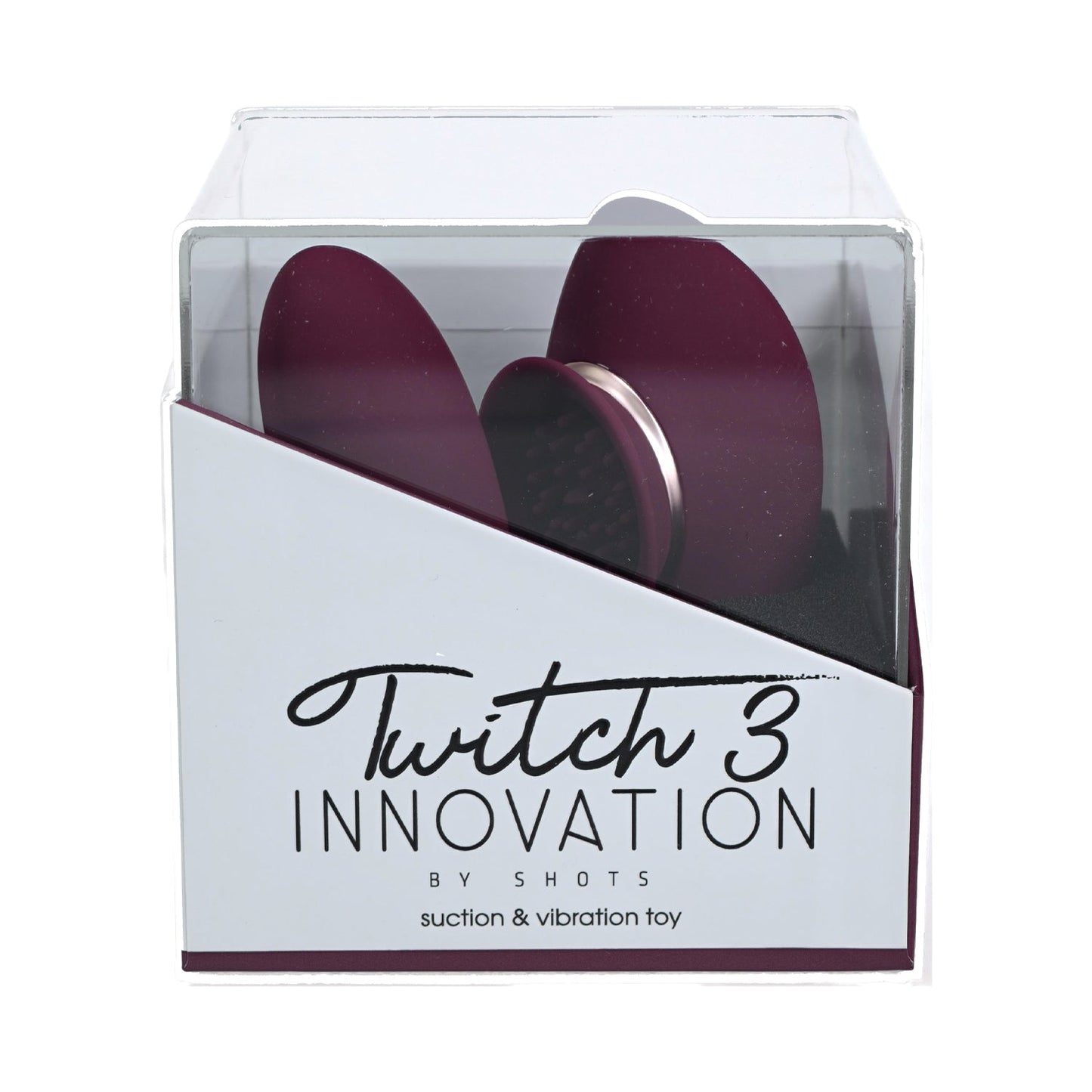 Shots - Twitch 3 G-spot and Clitoral Vibrator Burgundy