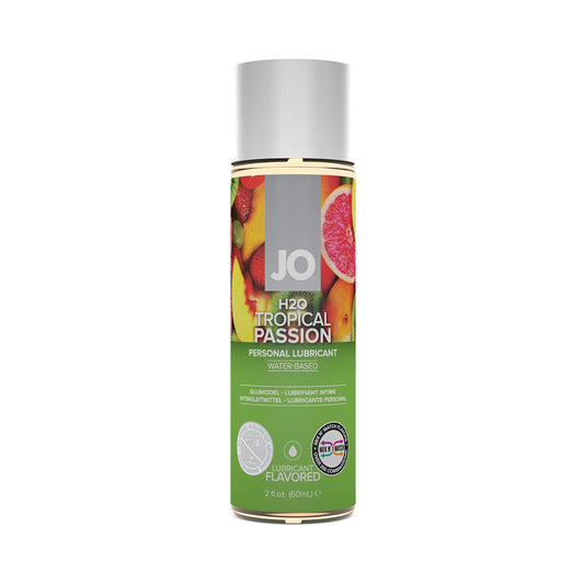 System Jo - Pelincir Berasaskan Air Boleh Dimakan H2O Perisa Tropical Passion 60ml