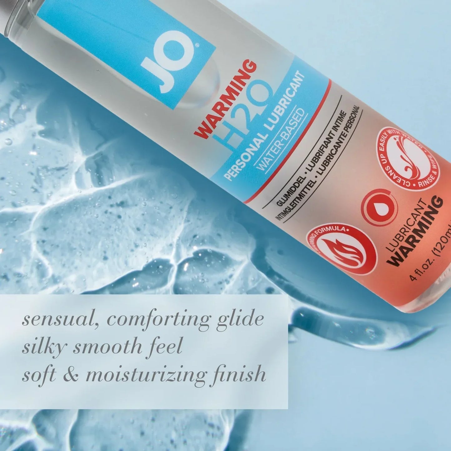 System Jo - H2O Warming Water Based Lubricant 120ml