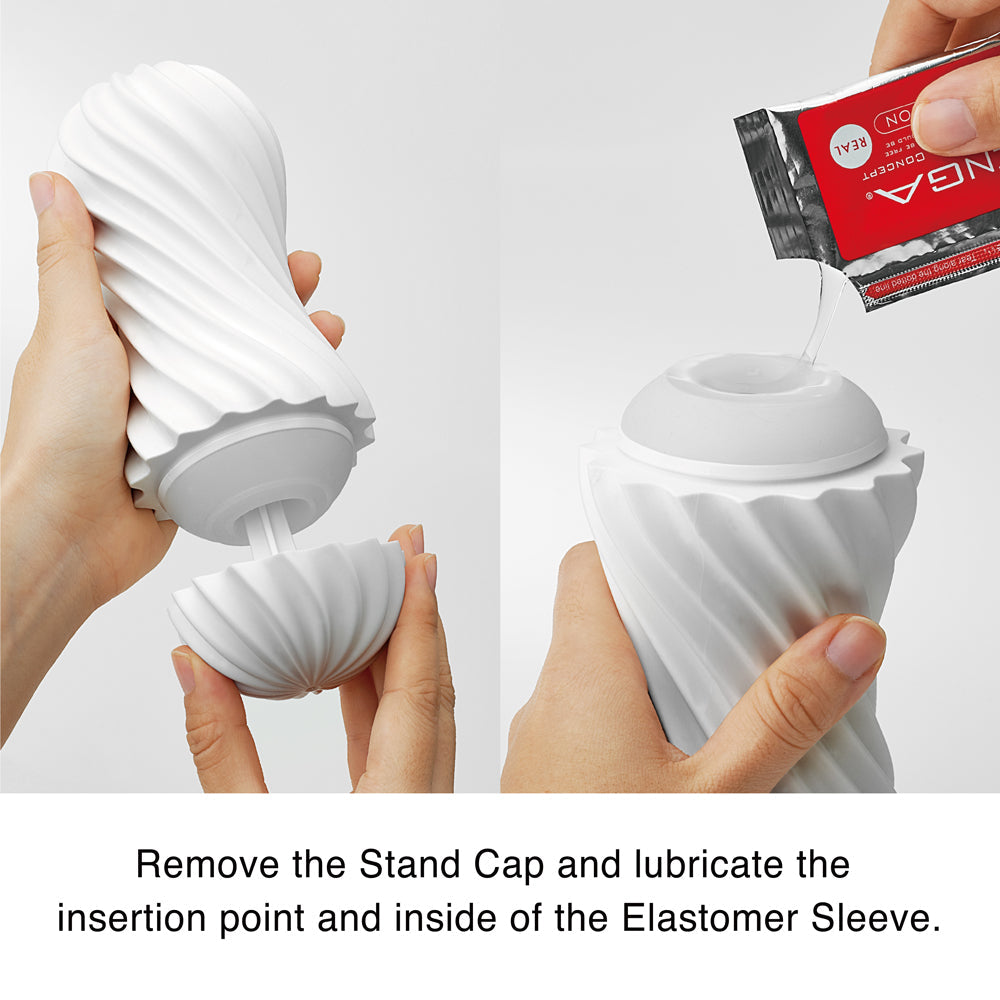 Tenga - Flex Masturbation Cup (Bubbly Blue)