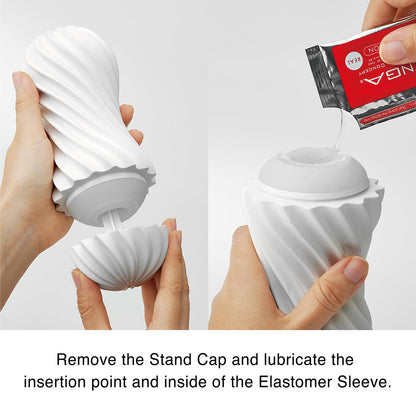 Tenga - Cawan Melancap Flex (Bubbly Blue)