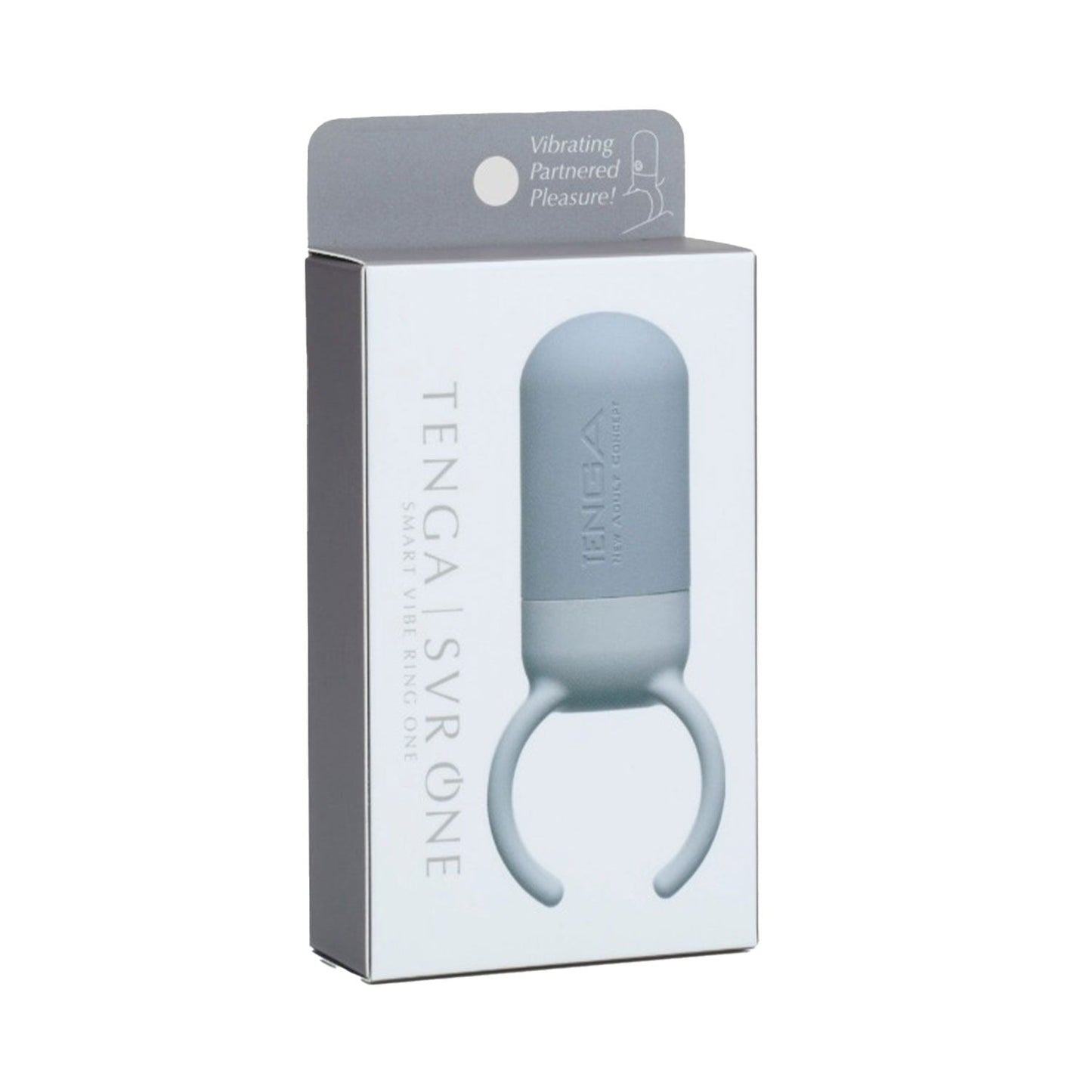 Tenga - SVR One Vibe Ring Couple Vibrator (Gray)