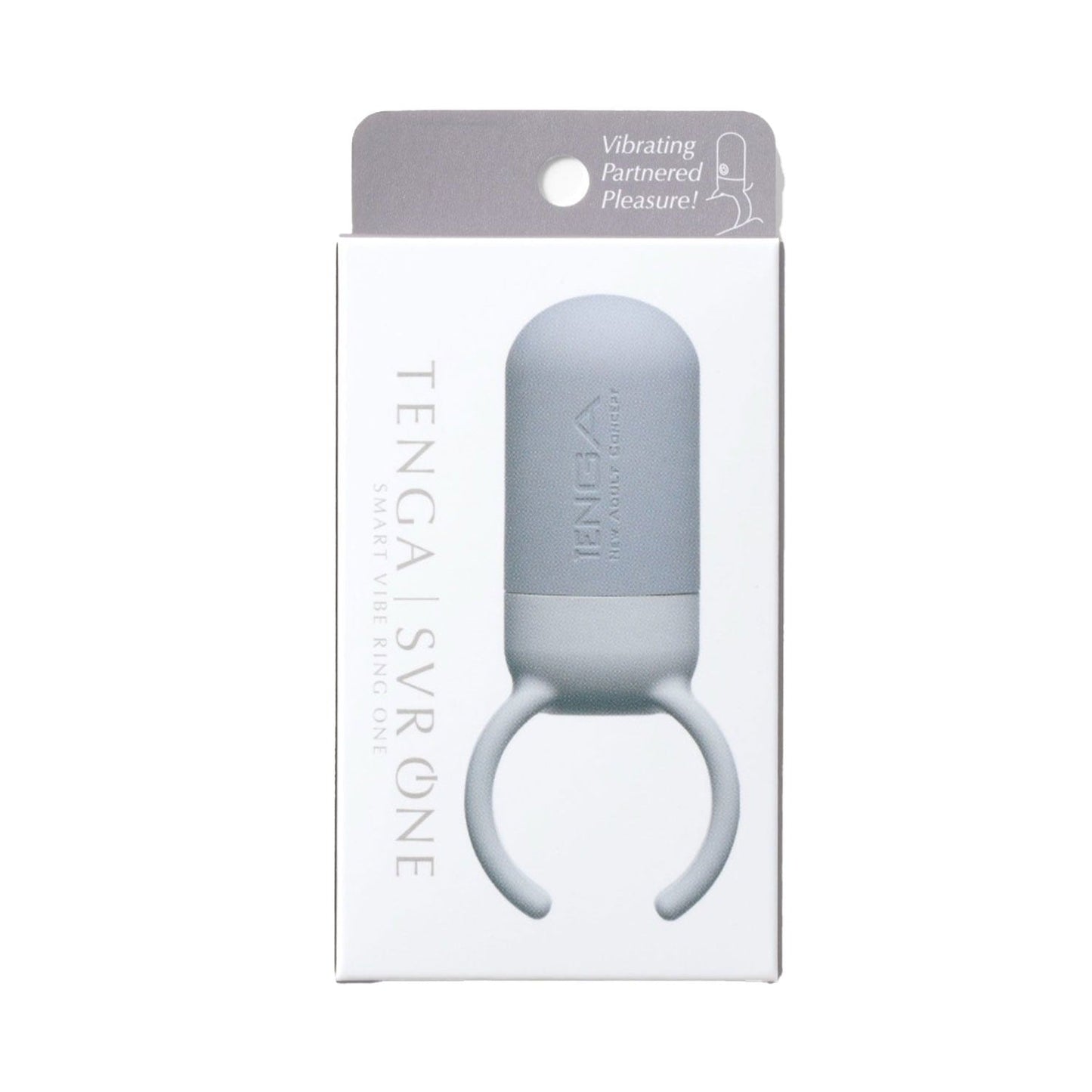 Tenga - SVR One Vibe Ring Couple Vibrator (Gray)