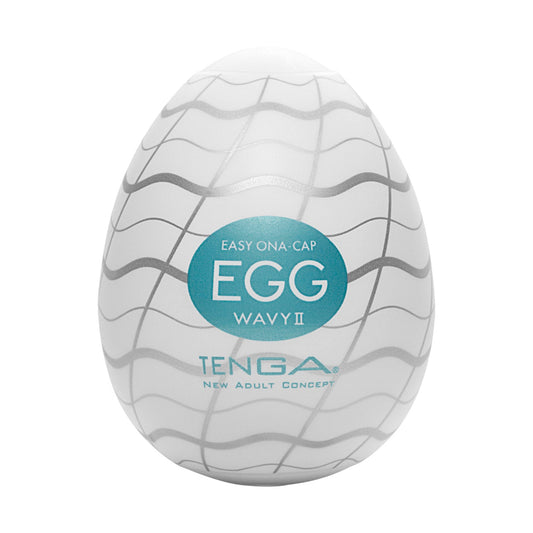 Tenga - Wavy 2 Standard Series Egg Masturbator