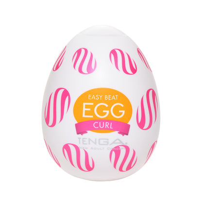 Tenga - Siri Wonder Egg CURL Perangsang Masturbasi Pakai Buang Berhemat