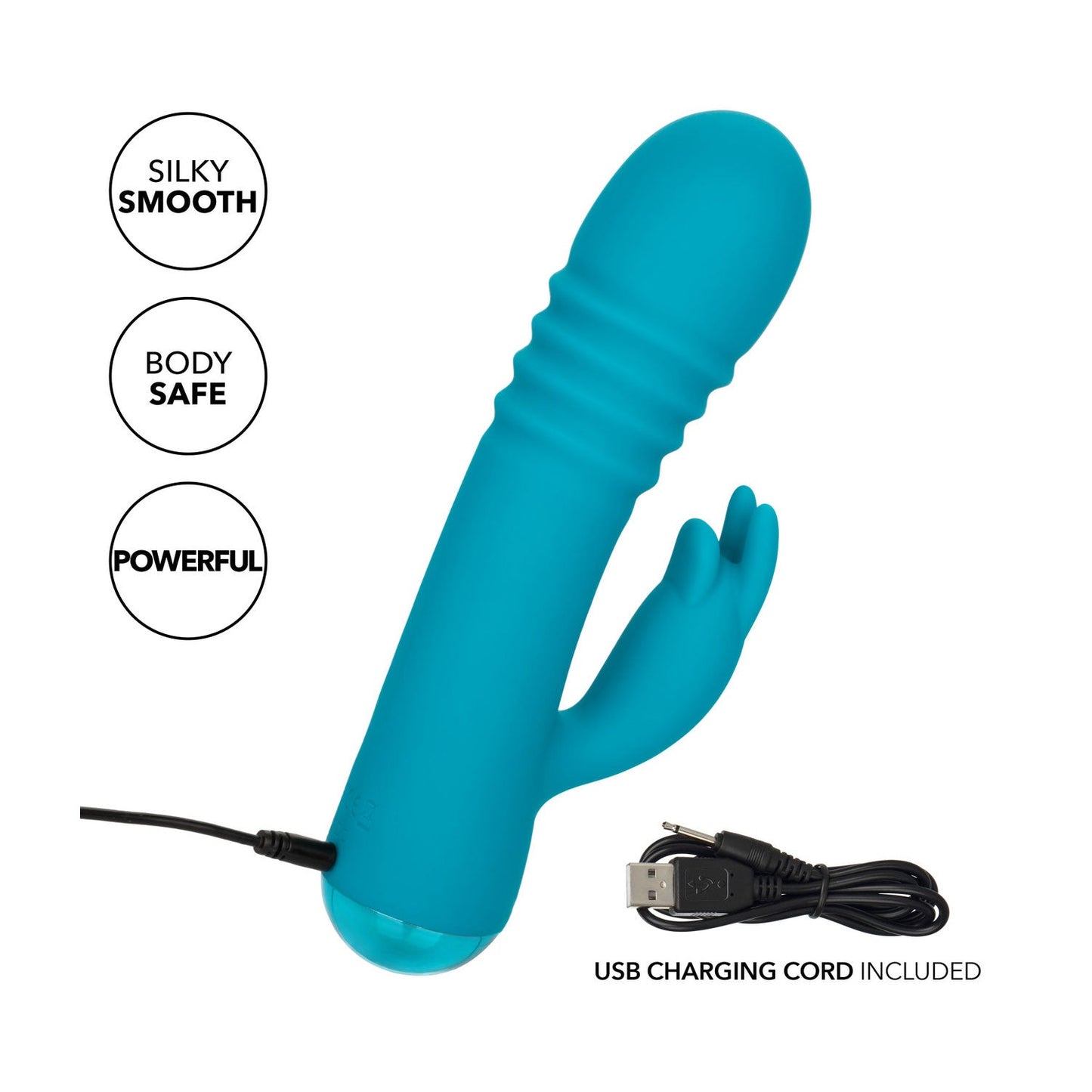 Calexotics - Thicc Chubby Silicone Thrusting G-Spot Vibrator