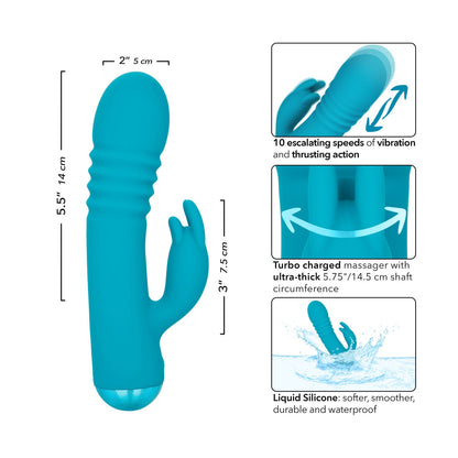 Calexotics - Thicc Chubby Silicone Thrusting G-Spot Vibrator
