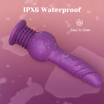 Tracy's Dog - Vibrator Dildo Menusuk dan Berputar Drillme dengan Alat Kawalan Jauh