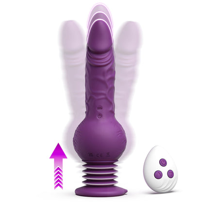 Tracy's Dog - Vibrator Dildo Menusuk dan Berputar Drillme dengan Alat Kawalan Jauh