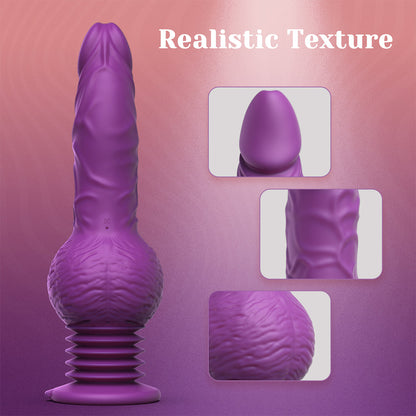 Tracy's Dog - Vibrator Dildo Menusuk dan Berputar Drillme dengan Alat Kawalan Jauh