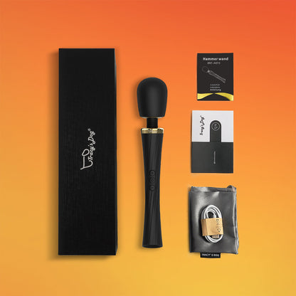 Tracy's Dog - Hammer Wand Clitoral Vibrator Hitam