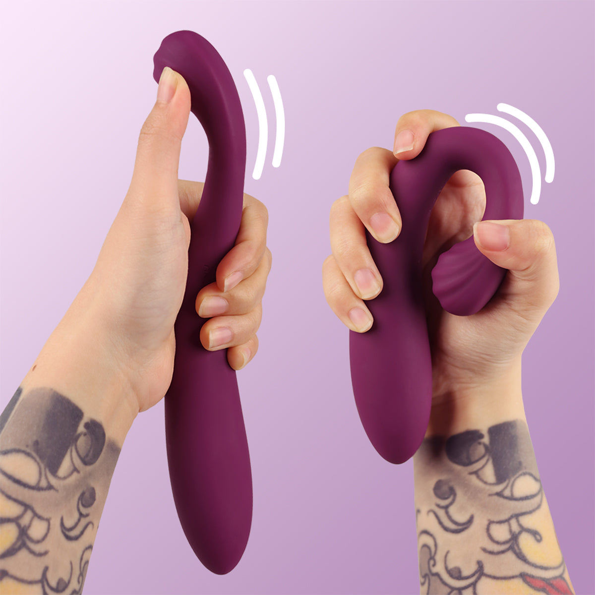 Tracy's Dog - OG 3 Clitoral Sucking and G-spot Vibrator Purple
