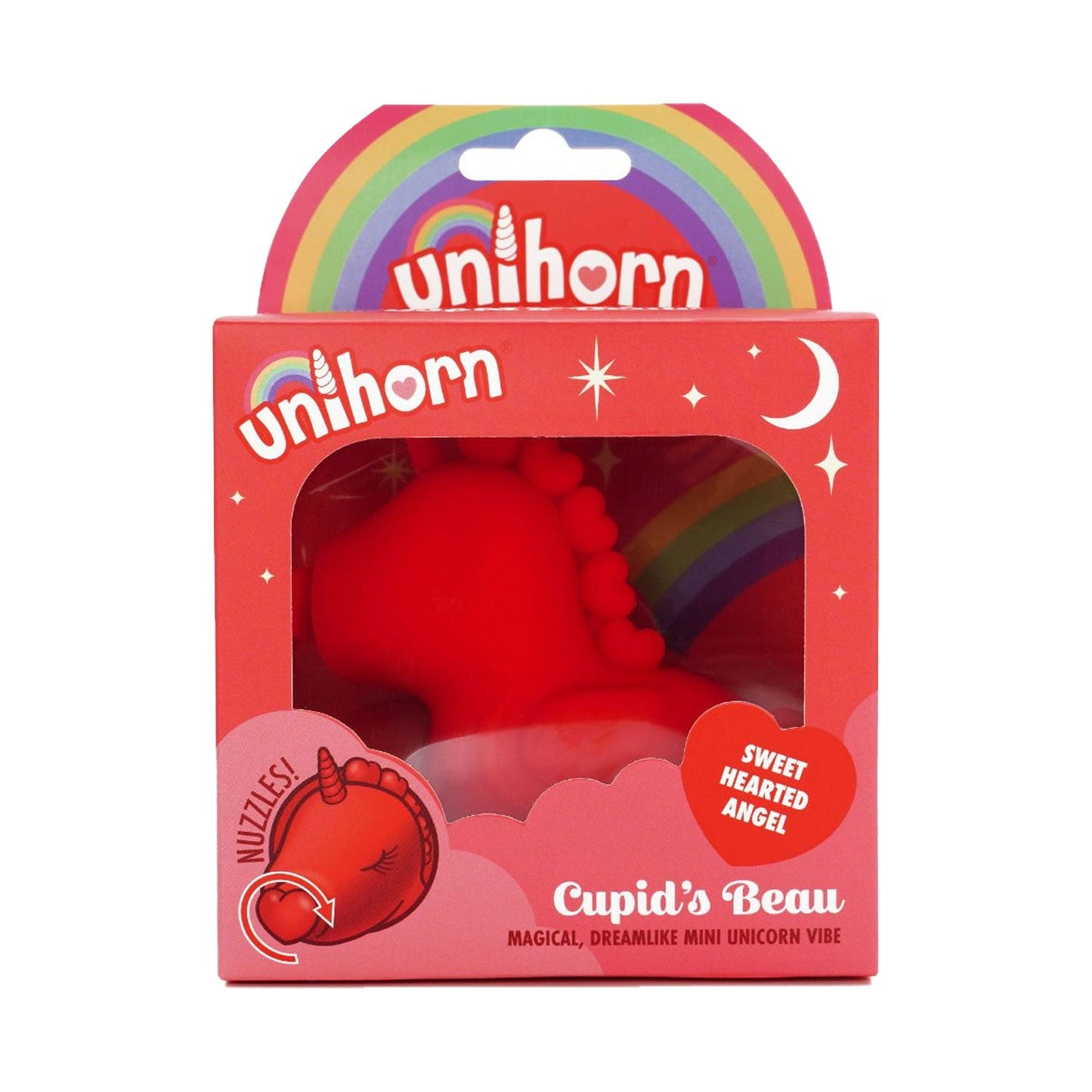 Unihorn - Cupid's Beau Unicorn Heart Clitoral Tongue Vibrator