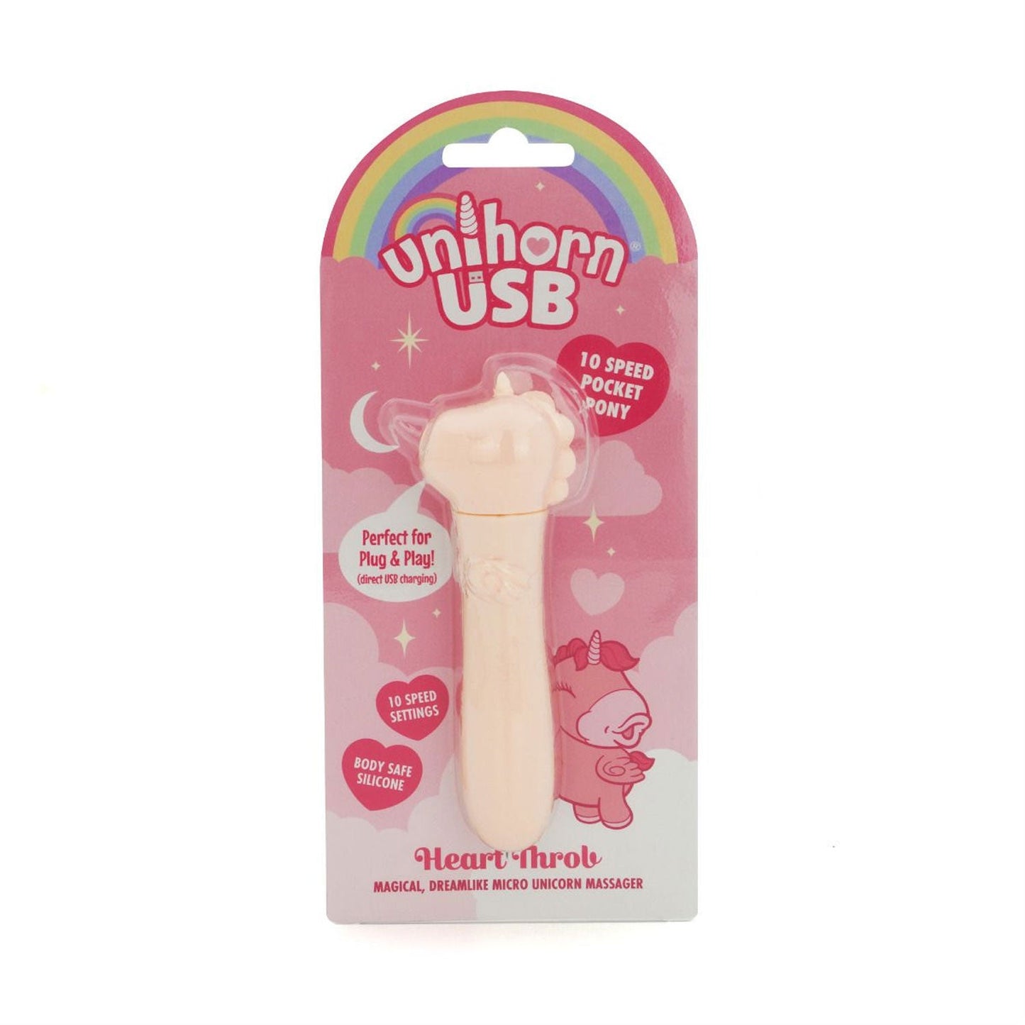 Unihorn - Heart Throb Massaging Clitoral Vibrator
