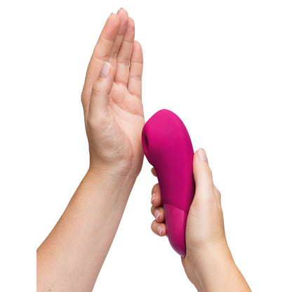 Womanizer - Perangsang Klitoris 2-dalam-1 Enhance Merah Jambu Cerah