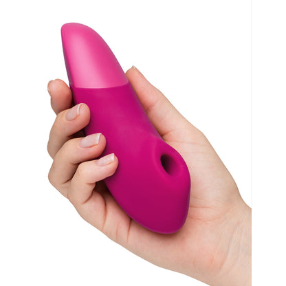 Womanizer - Perangsang Klitoris 2-dalam-1 Enhance Merah Jambu Cerah