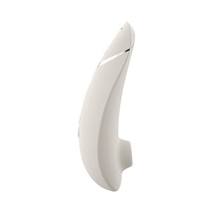 Womanizer - Premium 2 Perangsang Kelentit Boleh Dicas Semula Silikon Premium 2 Kelabu Hangat