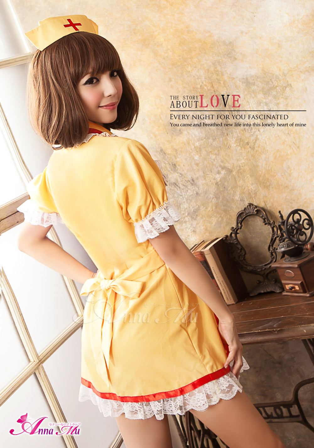 Anna Mu - Fantasy Nurse Experience Cosplay Yellow