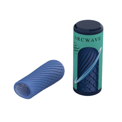 Arcwave Ghost - Pelancar Manual Poket Silikon CleanTech untuk Lelaki (Biru)
