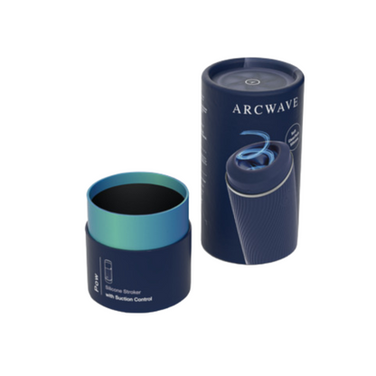 Arcwave - Pow Manual Stroker Pemuas Lelaki Silikon CleanTech (Biru)