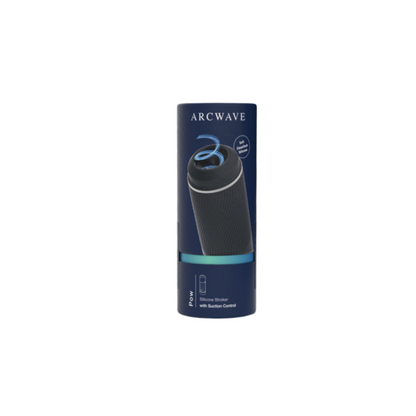 Arcwave - Alat Melancap Lelaki Silikon CleanTech Manual Stroker (Hitam)