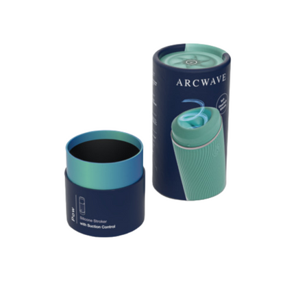 Arcwave - Alat Melancap Lelaki Silikon CleanTech Manual Stroker (Pudina)