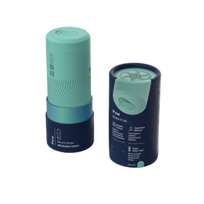 Arcwave - Alat Melancap Lelaki Silikon CleanTech Manual Stroker (Pudina)