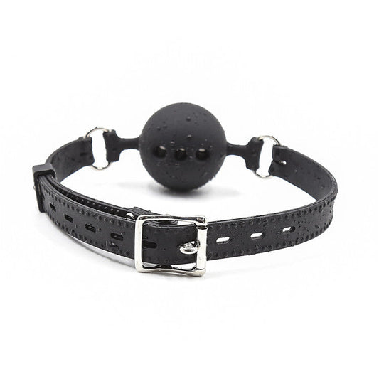 The Horny Company - Black Dragon Bondage Ball Gag Black Small