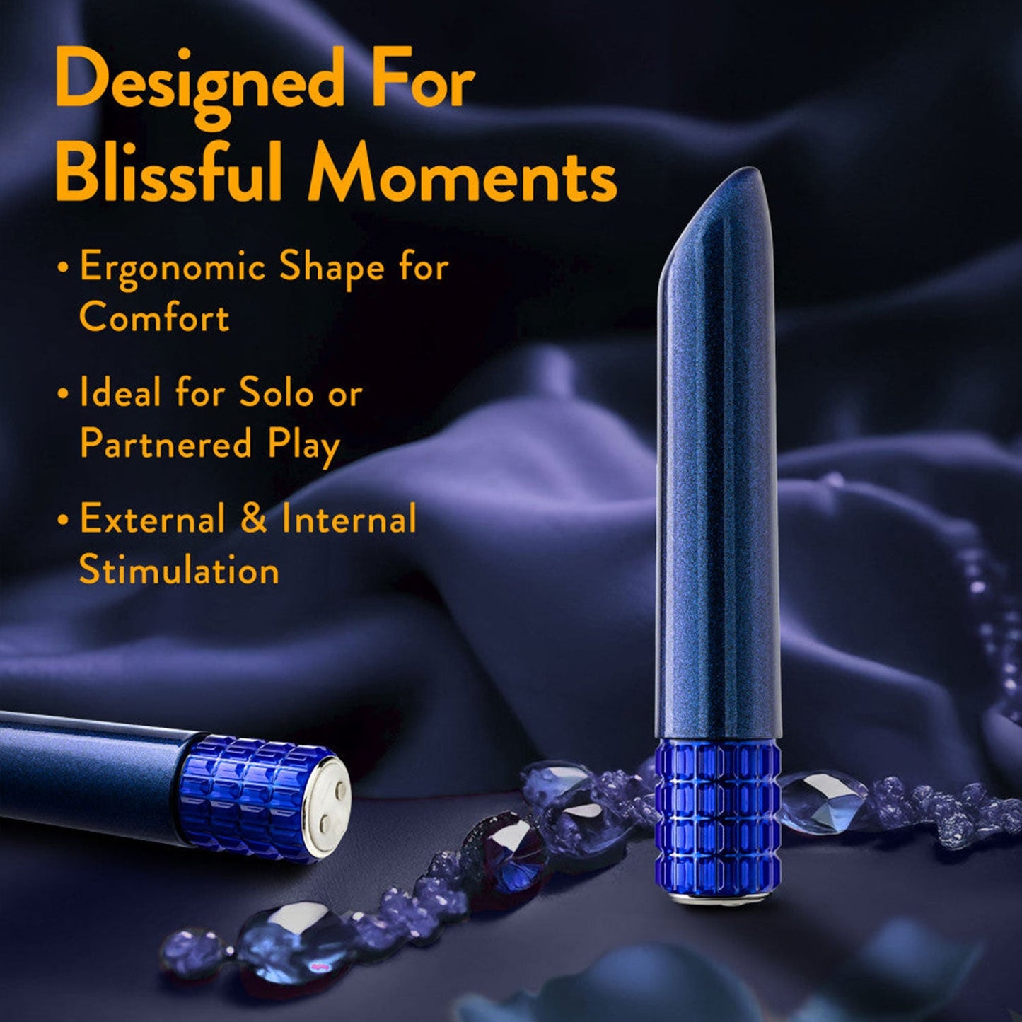 Blush Novelties - Oh My Gem Mystery Pocket-Sized Bullet Vibrator Blue