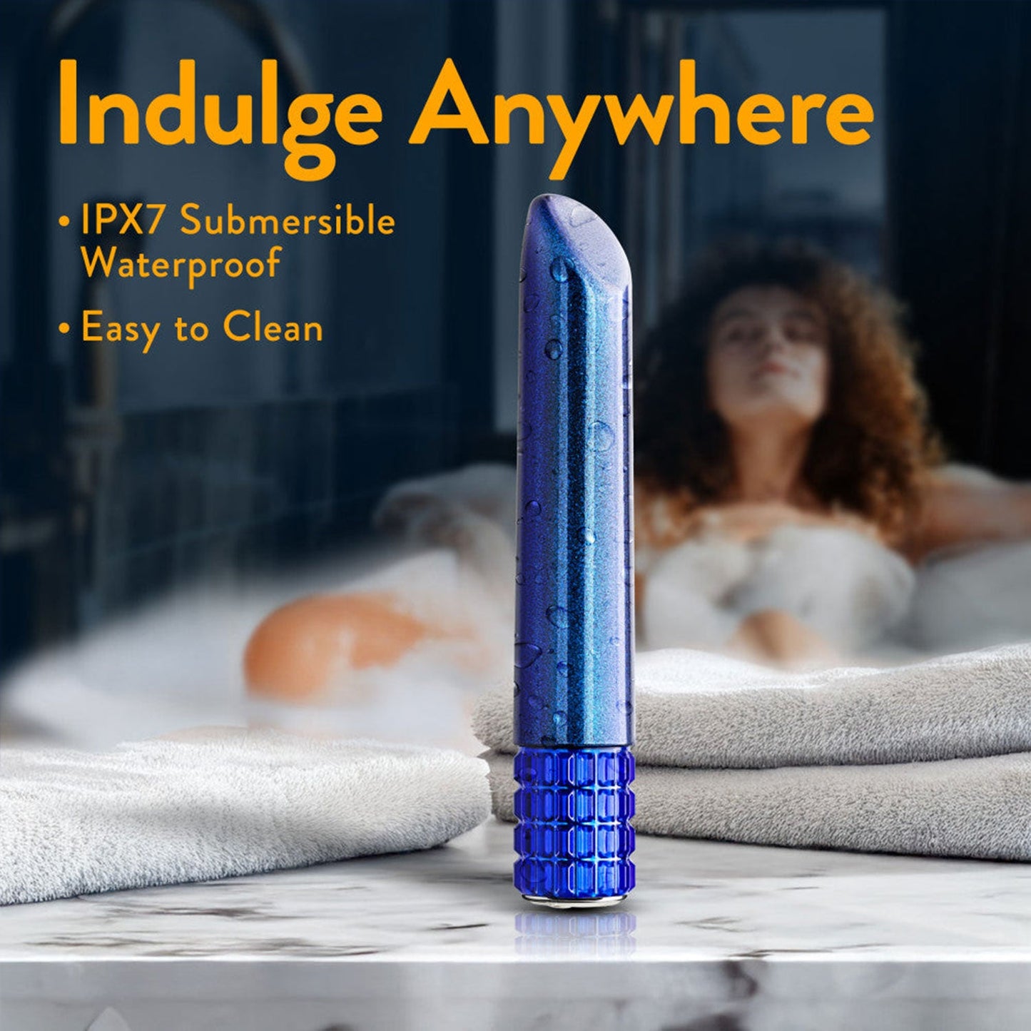 Blush Novelties - Oh My Gem Mystery Pocket-Sized Bullet Vibrator Blue