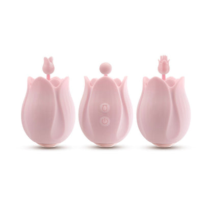 Blush Novelties - Vibrator Rose ‘Play With Me’ dengan Kepala Lampiran Putik Mawar