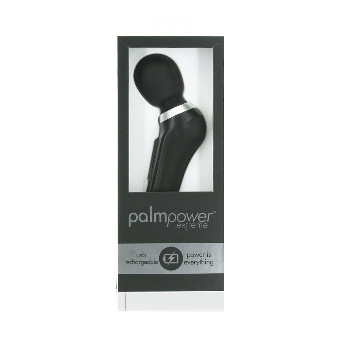 PalmPower - Extreme Clitoral Wand Massager Black