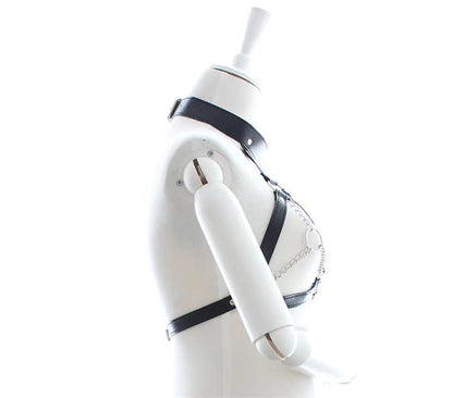 The Horny Company - Black Dragon Bondage Cupless Breast Harness Black
