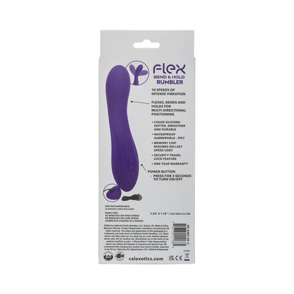 Calexotics - Penggetar G-Spot Rumbler Boleh Lentur dan Kekal
