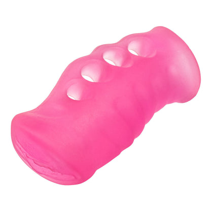 Calexotics - Pop Sock Grip-N-Stroke Pengurut Zakar Lelaki Saiz Besar Merah Jambu