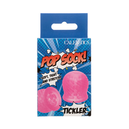 Calexotics - Pelincir Lelaki Reversibel Pop Sock Tickler Merah Jambu