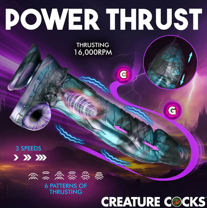 Creature Cocks – Dildo Bergetar Menujah Astro-Thrust 9.3”
