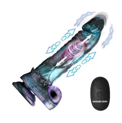 Creature Cocks – Dildo Bergetar Menujah Astro-Thrust 9.3”