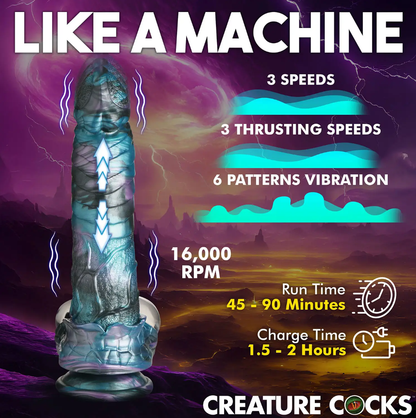 Creature Cocks – Dildo Bergetar Menujah Astro-Thrust 9.3”
