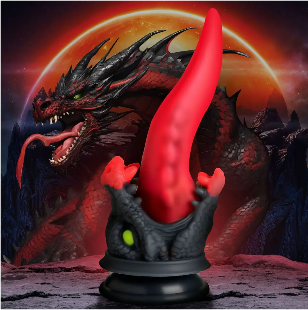 Creature Cocks - Dragon Roar 8.5-inch Silicone Suction Cup Dildo