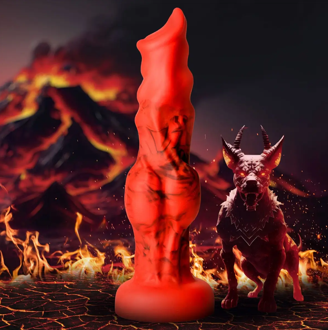 Creature Cocks – Fire Hound 6.75” Silicone Dildo